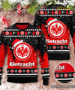 Eintracht Frankfurt 3D Christmas Sweater 2022