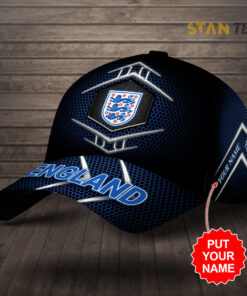 England National Football Team Cap Custom Hat 01