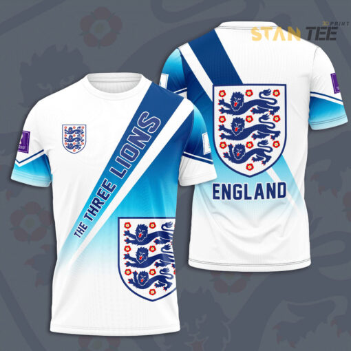 England National Football Team The Three Lions 3D T shirt