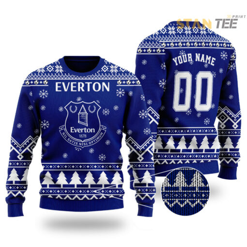 Everton FC 3D Ugly Christmas Sweater 2022