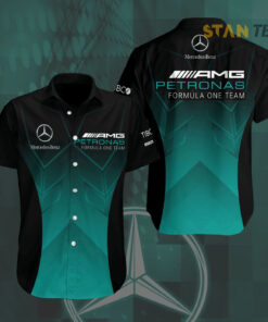 F1 Mercedes 2022 AMG Petronas 3D short sleeve shirt