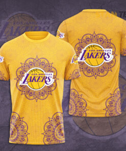 FAN designed Los Angeles Lakers LAL NBA T SHIRT