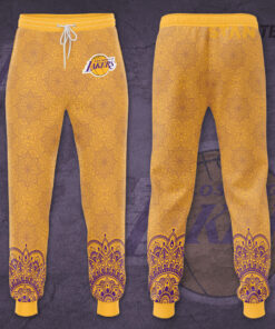 FAN designed Los Angeles Lakers LAL NBA Unisex Sweatpants