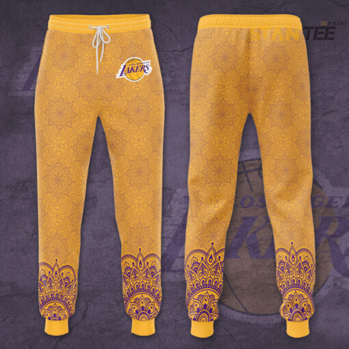 FAN designed Los Angeles Lakers LAL NBA Unisex Sweatpants