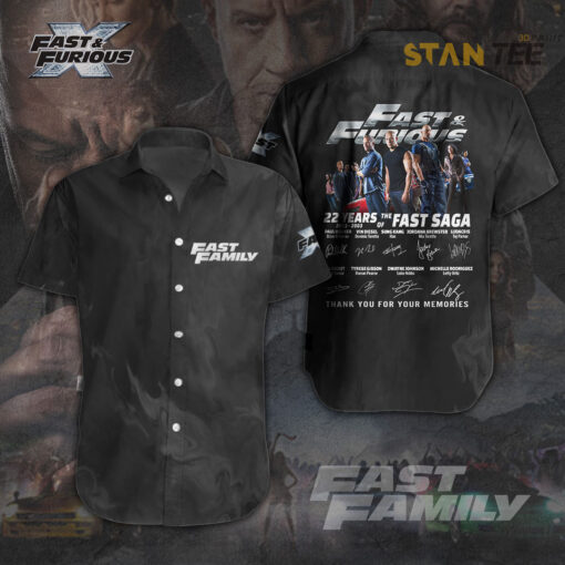 Fast And Furious short sleeve dress shirts OVS22723S1
