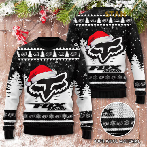 Fox Racing 3D Ugly Christmas Sweater 2022