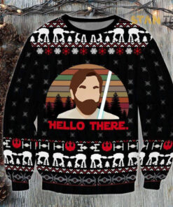 Funny Christmas Hello There Ugly Christmas 3D Sweater