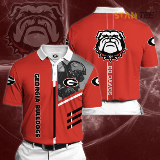 Georgia Bulldogs 3D Polo 01