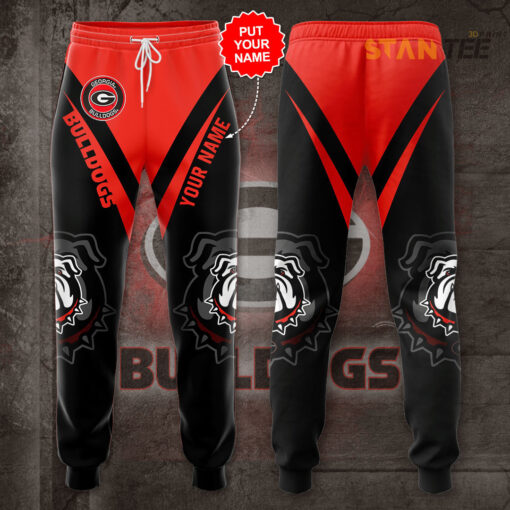 Georgia Bulldogs 3D Sweatpant 01