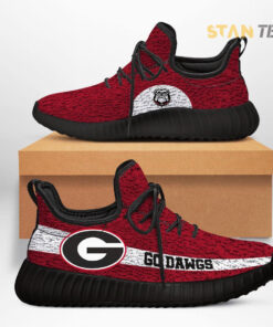 Georgia Bulldogs Custom Sneakers 01