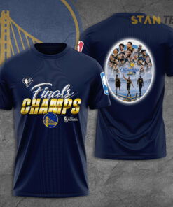 Golden State Warriors T shirt 3D S4 navy