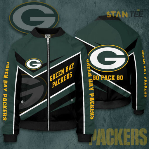 Green Bay Packers 3D Bomber Jacket 01