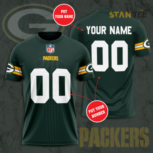 Green Bay Packers 3D T shirt 01