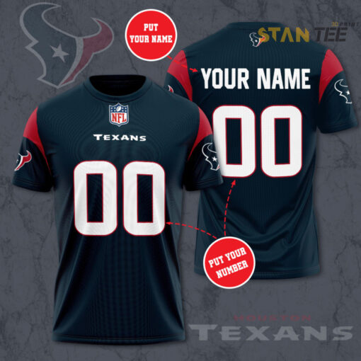 Houston Texans 3D T shirt 01