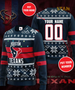 Houston Texans 3D sweater 01