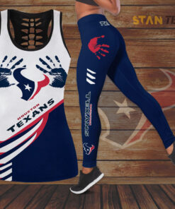 Houston Texans Hollow Tank Top Leggings