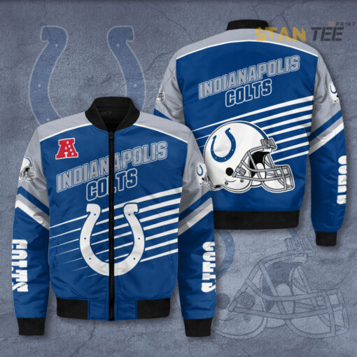 Indianapolis Colts 3D Bomber Jacket 01