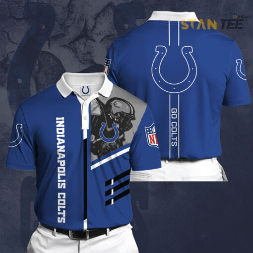 Indianapolis Colts 3D Polo 01