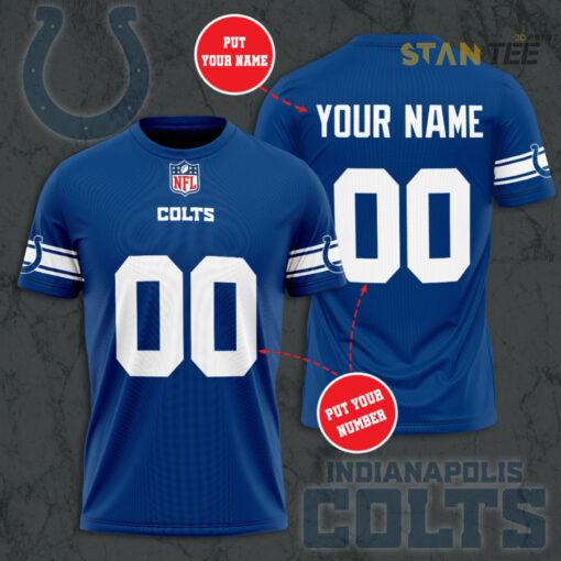 Indianapolis Colts 3D T shirt 01