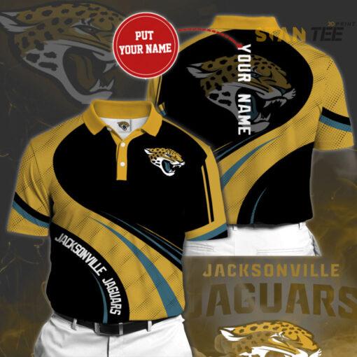 Jacksonville Jaguars 3D Polo 01