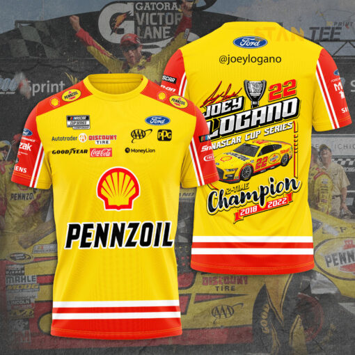 Joey Logano 3D T shirt