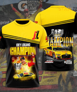 Joey Logano Apparel 3D T shirt