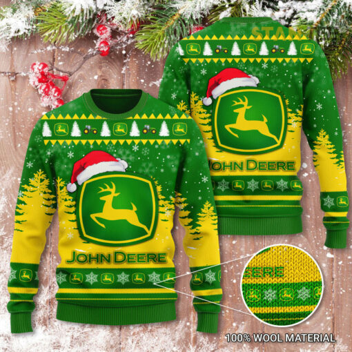 John Deere 3D Christmas Sweater