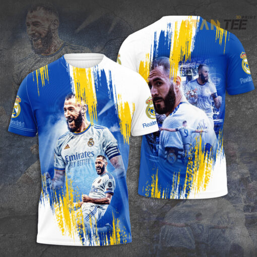 Karim Benzema 3D T shirt 1