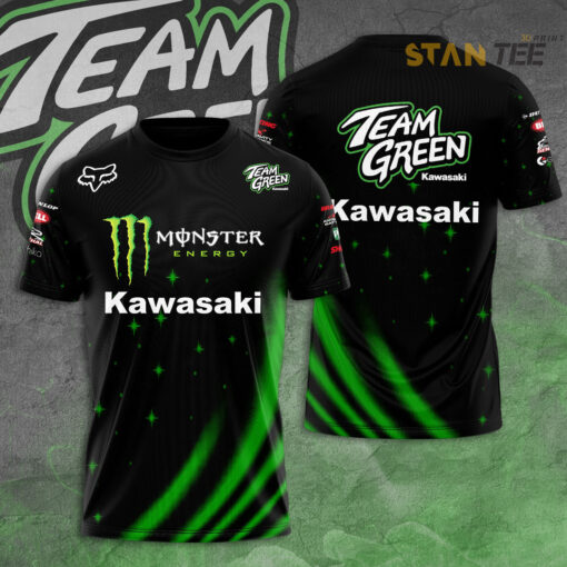 Kawasaki Racing Team 3D T shirt S2