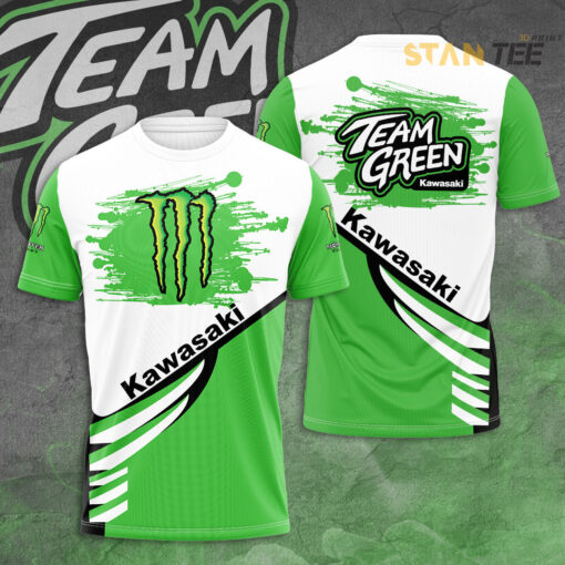 Kawasaki Racing Team 3D T shirt S3