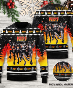 Kiss Band Christmas 3D Sweater