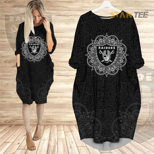 Las Vegas Raiders Batwing Pocket Dress