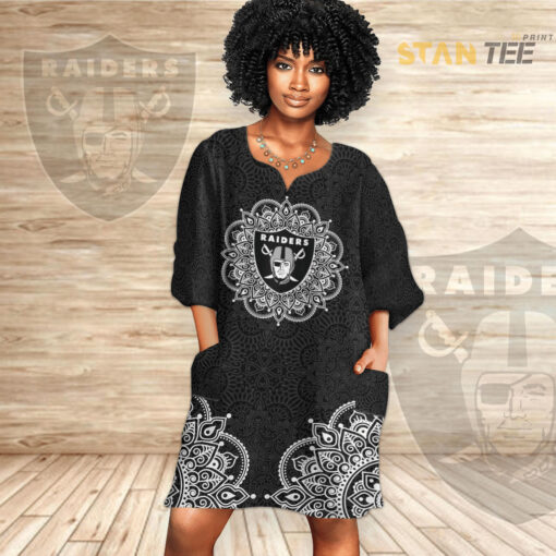 Las Vegas Raiders Dashiki Dress