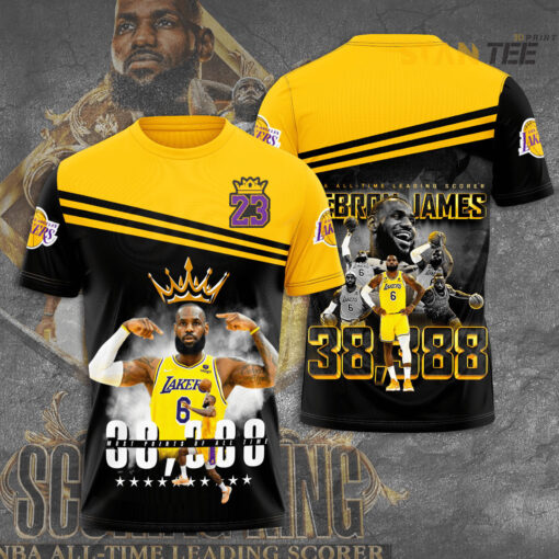 Lebron James T shirt 3D NBA Apparels