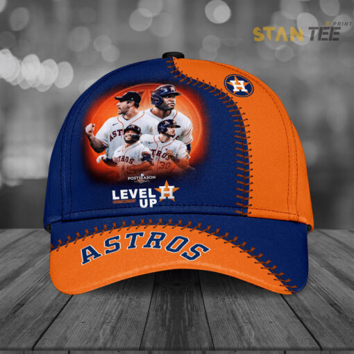 Level Up Houston Astros Cap Custom Hat 01