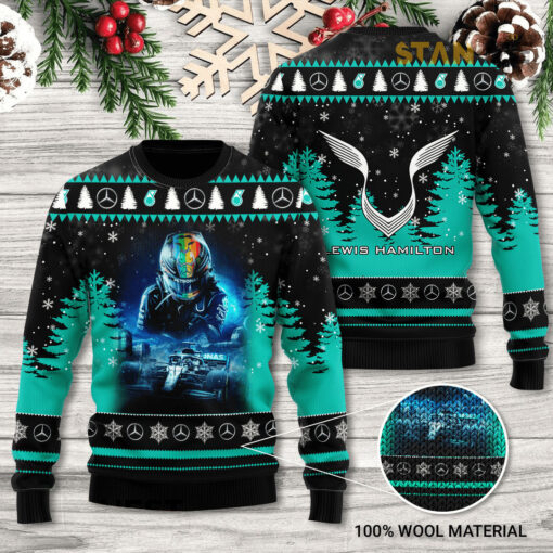 Lewis Hamilton 3D Ugly Sweater