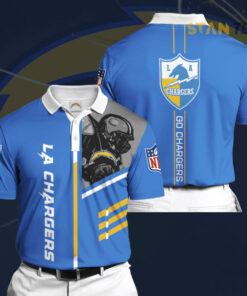 Los Angeles Chargers 3D Polo 01