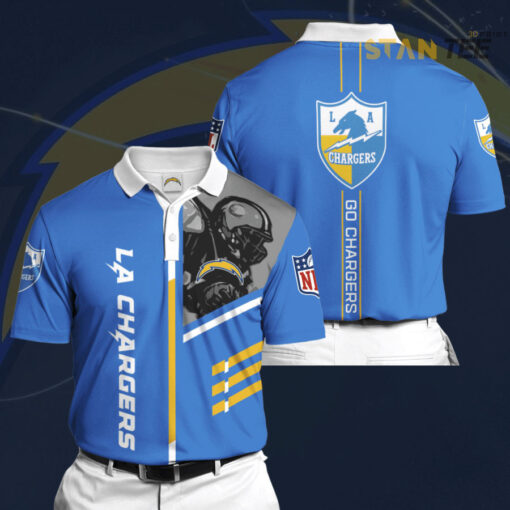 Los Angeles Chargers 3D Polo 01