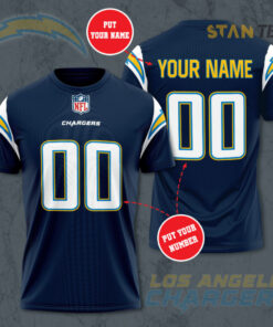 Los Angeles Chargers 3D T shirt 01