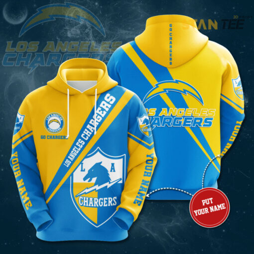 Los Angeles Chargers 3D hoodie 01