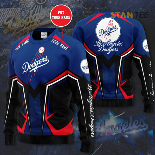 Los Angeles Dodgers 3D Sweatshirt 01