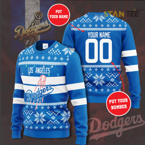 Los Angeles Dodgers 3D sweater