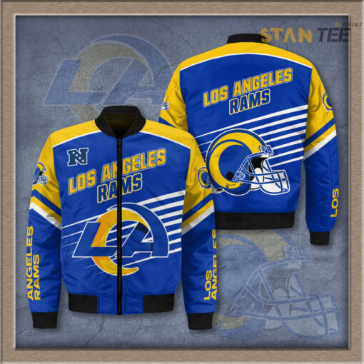 Los Angeles Rams 3D Bomber Jacket 01