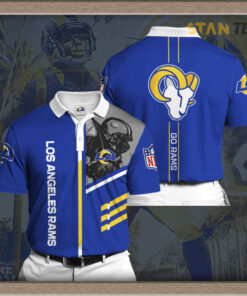 Los Angeles Rams 3D Polo 01