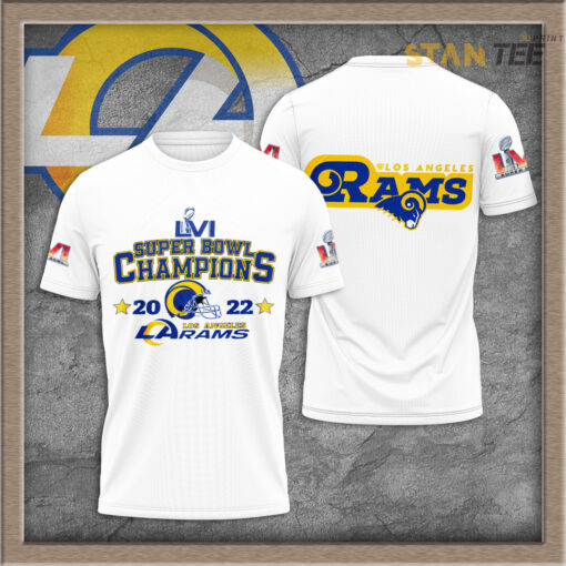 Los Angeles Rams 3D T shirt 01