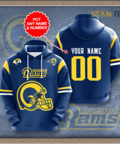 Los Angeles Rams 3D hoodie 01