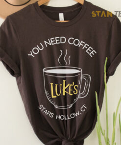 Lukes Coffee Brown Oversized T shirt