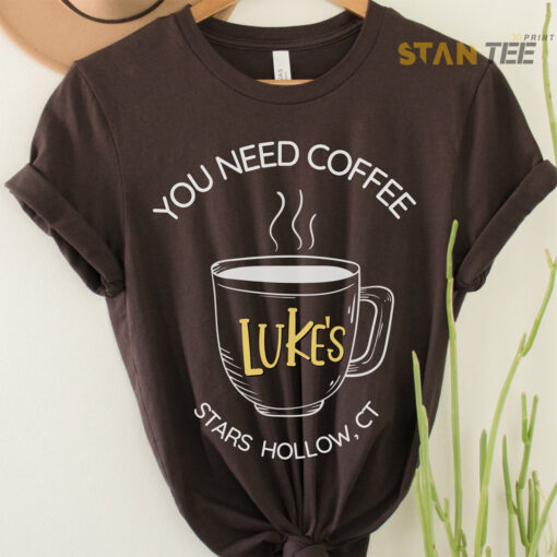 Lukes Coffee Brown Oversized T shirt