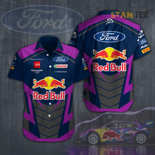 M Sport Ford World Rally Team short sleeve dress shirt 01