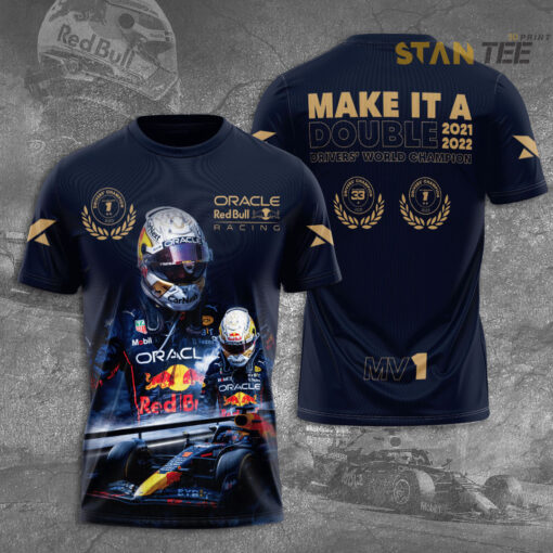 Max Verstappen T shirt Red Bull Racing F1 World Championship